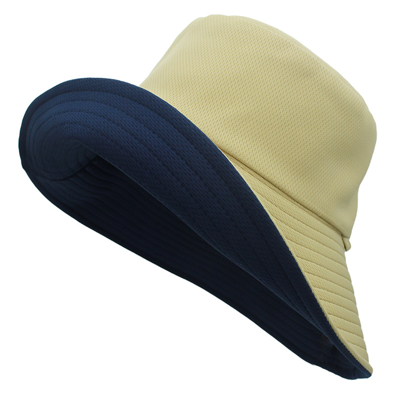 Outdoor hiking sun hat, double-sided fisherman hat, outdoor vacation camping