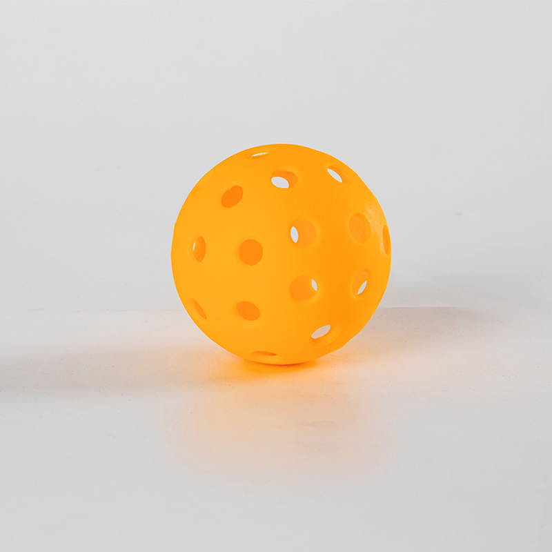 Orange 40 hole TPE outdoor ball Professional High Quality Indoor Outdoor Pickleball Ball Support Custom Logo And Color