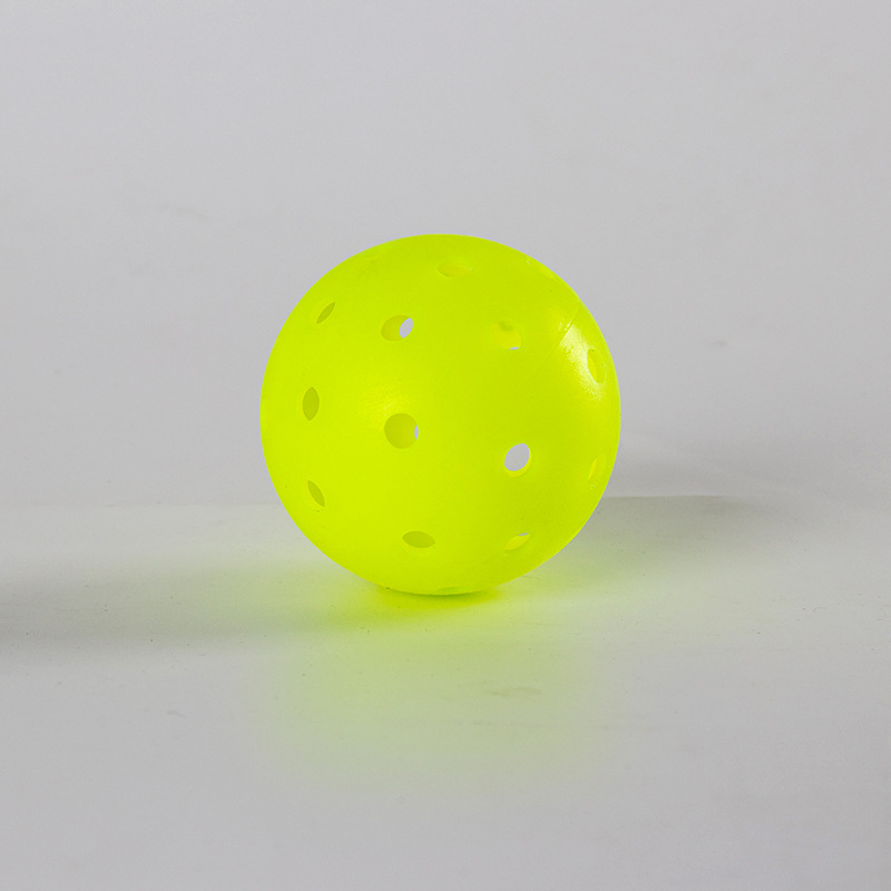 Fluorescent green 40 hole PE competition ball Professional High Quality Indoor Outdoor Pickleball Ball Support Custom Logo And Color