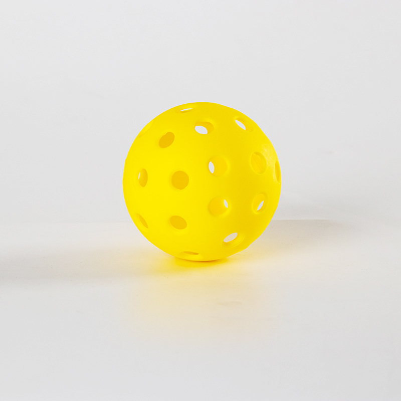 Yellow 40 hole TPE outdoor ball Professional High Quality Indoor Outdoor Pickleball Ball Support Custom Logo And Color