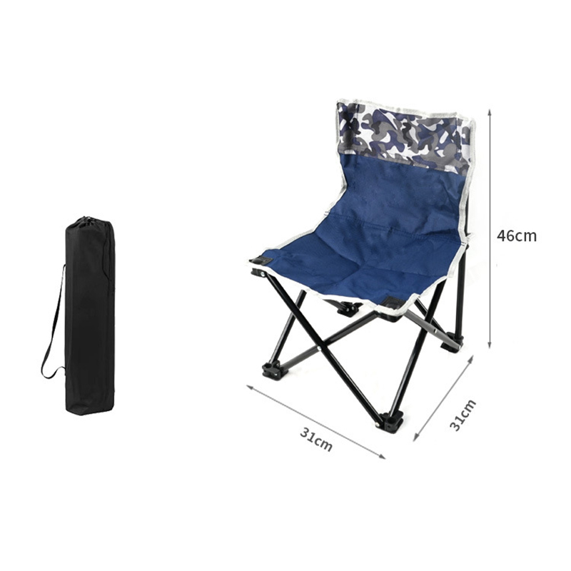 Tibetan Small Outdoor Camping Backrest Portable Folding Lucky Chair Camping Fishing Chair Beach Chair Lunch Rest Camping Moon Chair