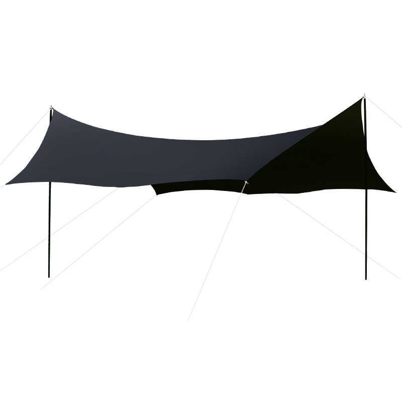 Outdoor Camping Canopy Tent Black Glue Ultra Lightweight Portable Camping Rainproof and Sunscreen Sunshade Camping Canopy Equipment